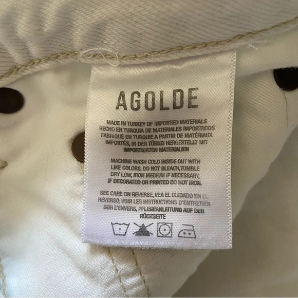 AGOLDE Criss Cross Wide Leg Jeans - Picture 13 of 14